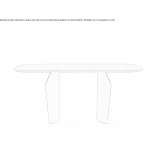 Rectangular console table Borzecin