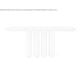 Rectangular console table Hangard