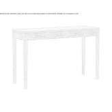 Rectangular oak console table with drawers Tommerup