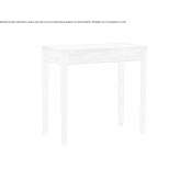 Rectangular ash table with drawers Tommerup