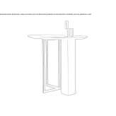 Demilune marble console table Missoula