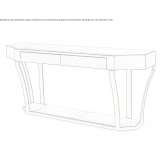 Console with drawers Boretto