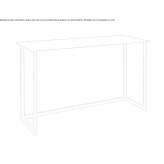 Rectangular console table with slab Skipton
