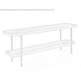 Rectangular wooden console table Bludenz