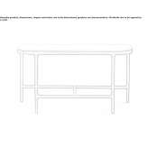 Wooden console table Orofino