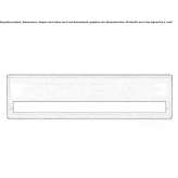Extendable rectangular wooden console table Replot