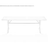 Rectangular oak console table Strykow