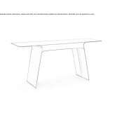 Plate console Langeais