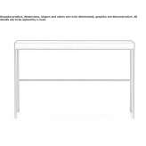 Rectangular wooden console table Darica