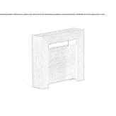 Extendable wooden console Borshchi