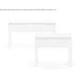 Solid wood extendable console table Fontwell