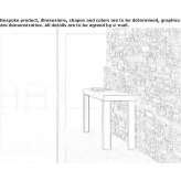 Extendable wooden console table Urbach