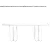 Rectangular console table Bodfish
