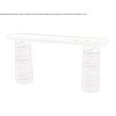 Prostokątny stolik konsolowy z trawertynu Vaale