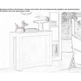 Extendable rectangular console table Ligonier