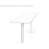 Rectangular console table with slab Nome