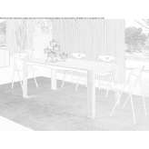 Extendable rectangular console table Farcasa