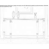 Demilune ebony console table Opijnen