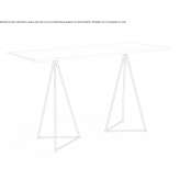 Compactop® rectangular console table Lovrin