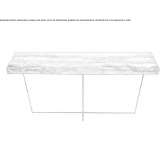 Rectangular console table made of wood and glass Seadrift