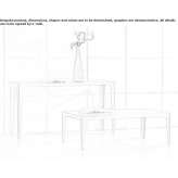 Rectangular console table in Carrara marble Petresti