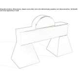 Wooden console table Bambas