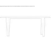 Xeramica rectangular console table Kuranda