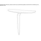 Demilune console Genolier