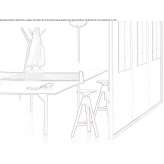 Rectangular ping-pong table Oildale