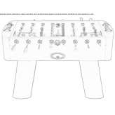 MDF football table Boylston