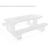 Concrete table for public areas/gaming table Csenger
