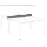 Rectangular ping-pong table made of wood and metal Ugra