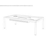 Rectangular pool table Olesnica