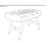 Wooden outdoor foosball table Ureterp