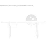 Foldable desk/table Aroes
