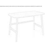 Rectangular wooden desk Bavtugay