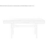 Wooden desk with drawers Aitoliko