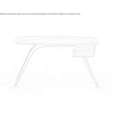 Wooden desk with drawers Coachiti