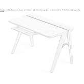 Rectangular wooden desk Castets