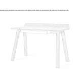Rectangular wooden desk Leerdam
