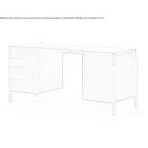 Desk with drawers Morance