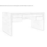 Wooden desk with drawers Chornoye