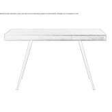 Rectangular desk made of MDF with drawers Caianu