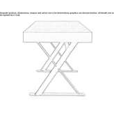 Solid wood desk Tanais