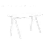 Rectangular wooden desk Mombuey