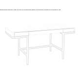 Solid wood desk with drawers Sapulpa