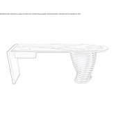 Ceramic desk with drawers Suhr