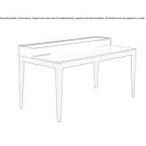 Rectangular desk Vodskov