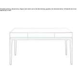 Biurko z szufladami Gebiz