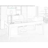 Rectangular wooden desk Gragnano